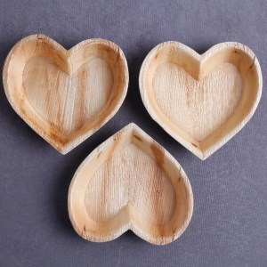 Areca Leaf Heart Bowl