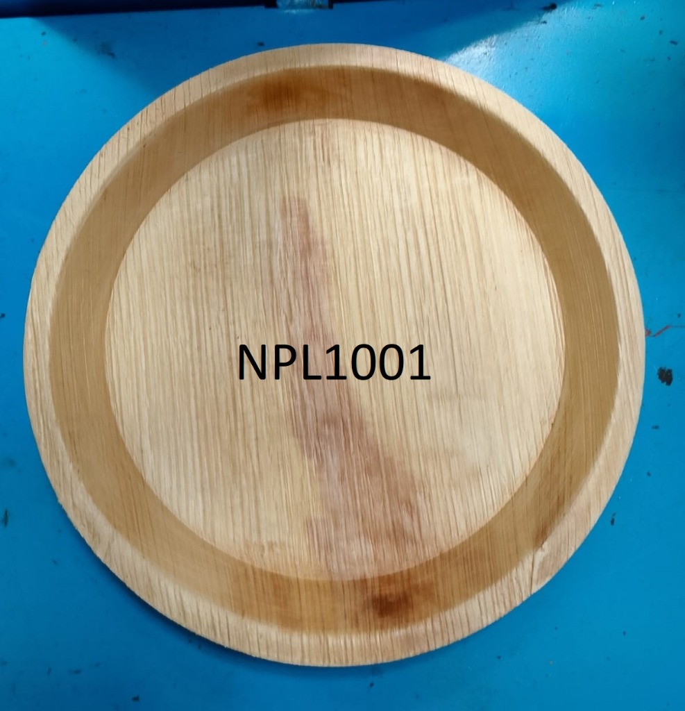 Areca Leaf Deep Round Plate (10")